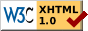 XHTML 1.0 Transitional validator
