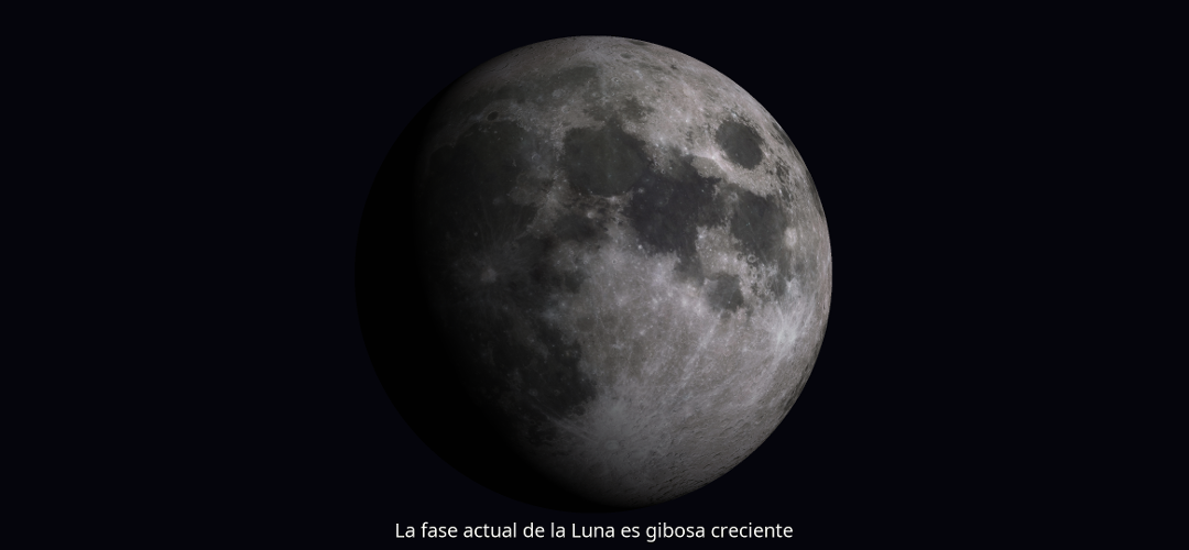 Luna de hoy y de cada día de esta fase lunar 25 Foto de Luna a tiempo real para el día de hoy.